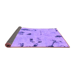 Sideview of Persian Purple Bohemian Rug, abs2091pur