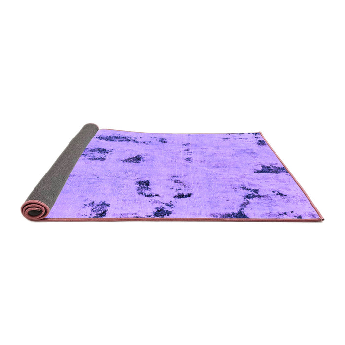 Sideview of Persian Purple Bohemian Rug, abs2091pur