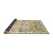 Sideview of Abstract Orange Brown Modern Rug, abs2092