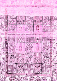 Abstract Pink Modern Rug, abs2092pnk