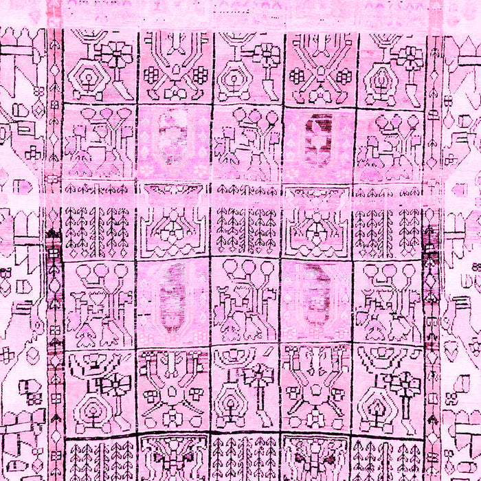 Abstract Pink Modern Rug, abs2092pnk