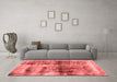 Modern Red Washable Rugs