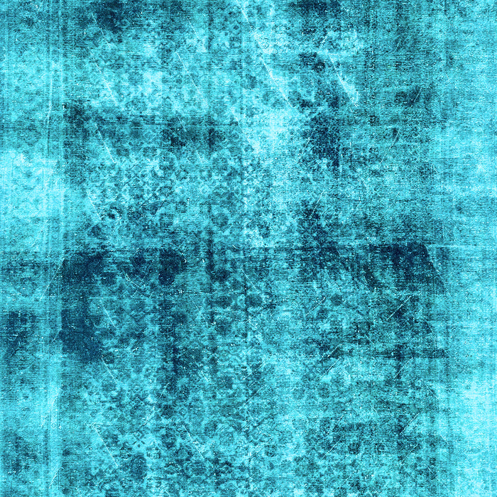 Abstract Light Blue Modern Rug, abs2093lblu