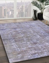 Abstract Purple Modern Rug, abs2094