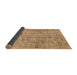 Sideview of Abstract Brown Modern Rug, abs2094brn