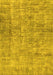 Abstract Yellow Modern Rug, abs2094yw