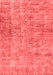 Abstract Red Modern Area Rugs