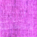 Square Machine Washable Abstract Pink Modern Rug, wshabs2094pnk