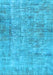 Abstract Light Blue Modern Rug, abs2094lblu