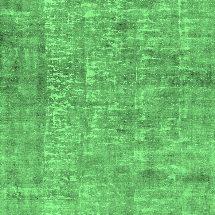 Machine Washable Abstract Emerald Green Modern Area Rugs, wshabs2094emgrn