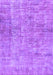 Machine Washable Abstract Purple Modern Area Rugs, wshabs2094pur