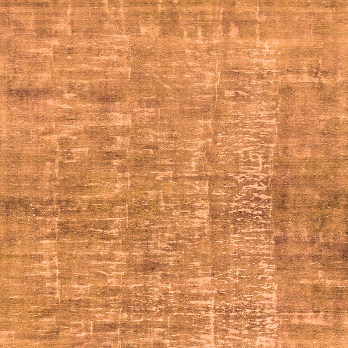 Square Machine Washable Abstract Orange Modern Area Rugs, wshabs2094org