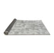 Sideview of Abstract Gray Modern Rug, abs2095gry