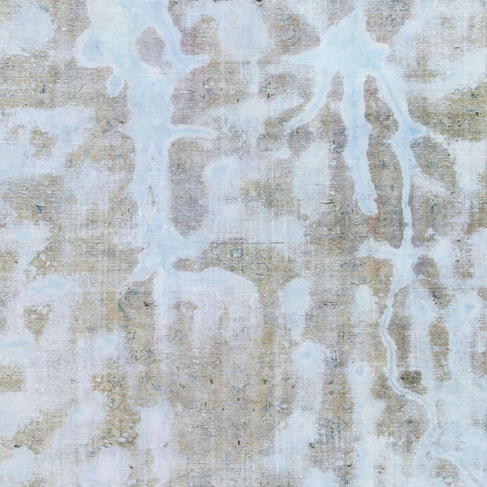 Machine Washable Abstract Cloud Gray Rug, wshabs2095