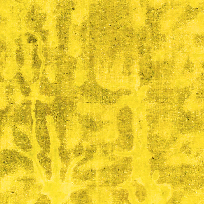 Machine Washable Abstract Yellow Modern Rug, wshabs2095yw