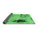 Sideview of Persian Emerald Green Bohemian Rug, abs2096emgrn