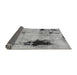 Sideview of Persian Gray Bohemian Rug, abs2096gry