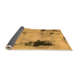 Sideview of Persian Orange Bohemian Rug, abs2096org