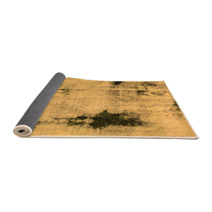 Sideview of Persian Orange Bohemian Rug, abs2096org