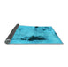 Sideview of Persian Light Blue Bohemian Rug, abs2096lblu