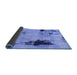 Sideview of Persian Blue Bohemian Rug, abs2096blu