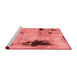 Bohemian Red Washable Rugs