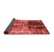 Abstract Red Modern Area Rugs