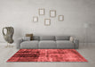 Modern Red Washable Rugs