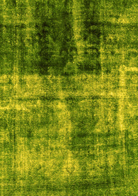 Abstract Yellow Modern Rug, abs2097yw