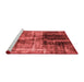 Modern Red Washable Rugs