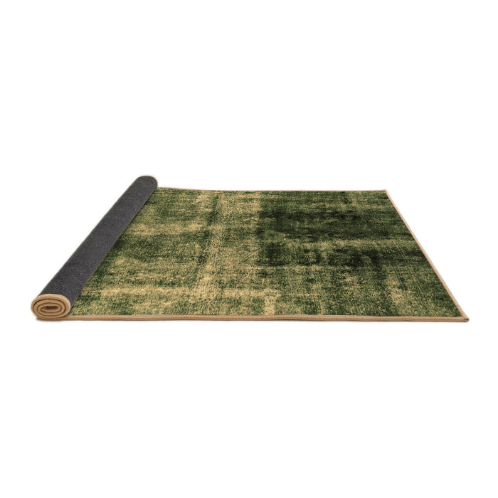 Sideview of Abstract Brown Modern Rug, abs2097brn