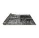 Sideview of Abstract Gray Modern Rug, abs2097gry