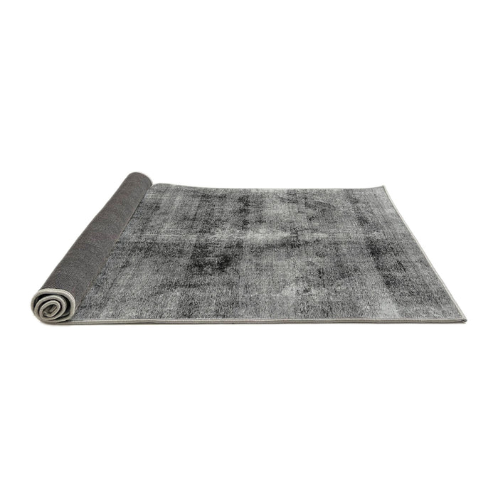 Sideview of Abstract Gray Modern Rug, abs2098gry