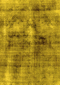 Abstract Yellow Modern Rug, abs2098yw