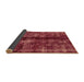 Sideview of Oriental Brown Traditional Rug, abs2099brn