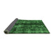 Sideview of Oriental Emerald Green Traditional Rug, abs2099emgrn