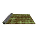 Sideview of Oriental Green Traditional Rug, abs2099grn