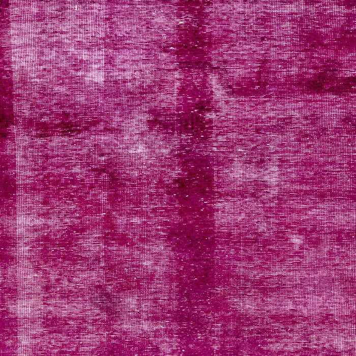 Square Abstract Raspberry Red Oriental Rug, abs2099
