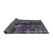 Sideview of Oriental Turquoise Traditional Rug, abs2099turq