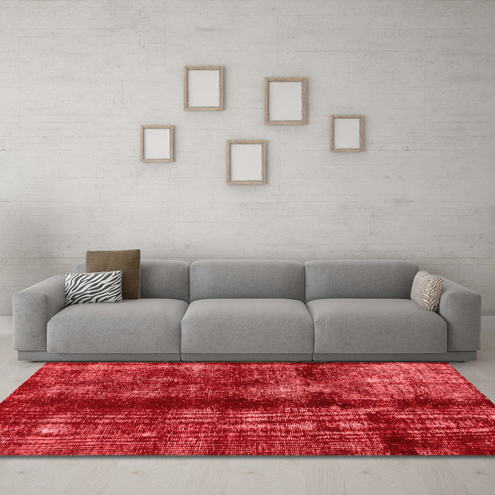 Traditional Red Washable Rugs