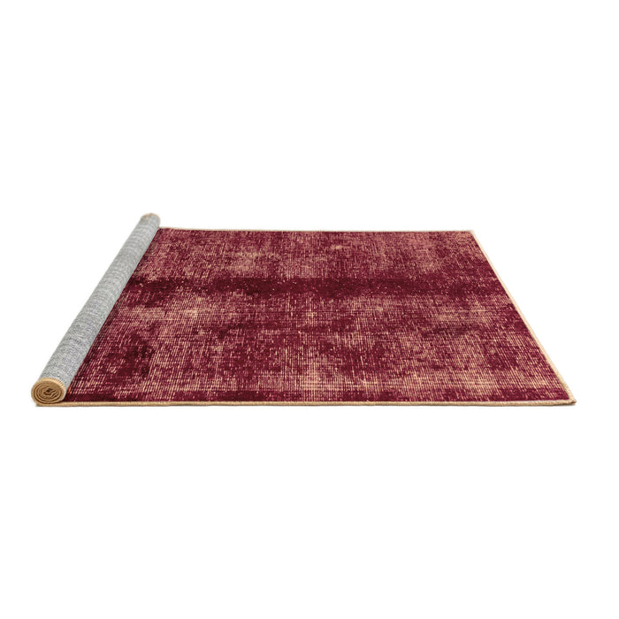 Sideview of Machine Washable Oriental Brown Traditional Rug, wshabs2099brn