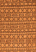 Abstract Orange Modern Rug, abs209org