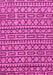 Machine Washable Abstract Pink Modern Rug, wshabs209pnk