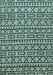 Machine Washable Abstract Light Blue Modern Rug, wshabs209lblu