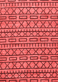 Abstract Red Modern Rug, abs209red