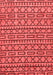 Abstract Red Modern Area Rugs