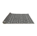 Sideview of Abstract Gray Modern Rug, abs209gry