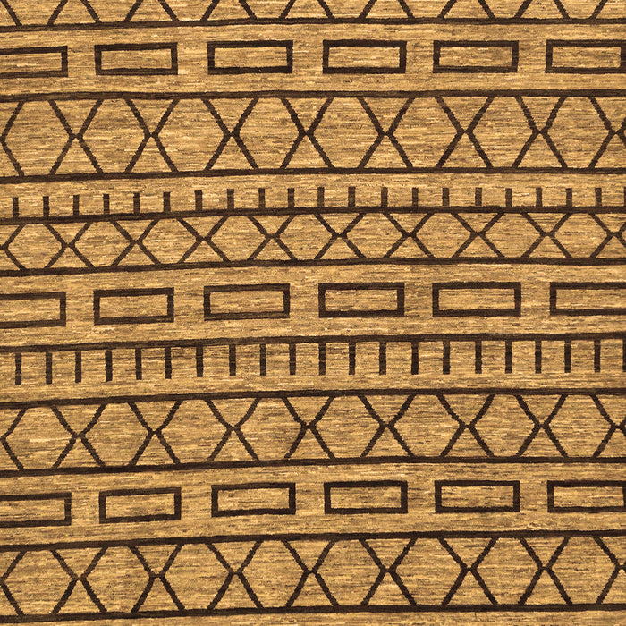 Abstract Brown Modern Rug, abs209brn