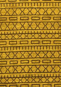 Abstract Yellow Modern Rug, abs209yw