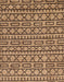 Abstract Saddle Brown Modern Rug, abs209